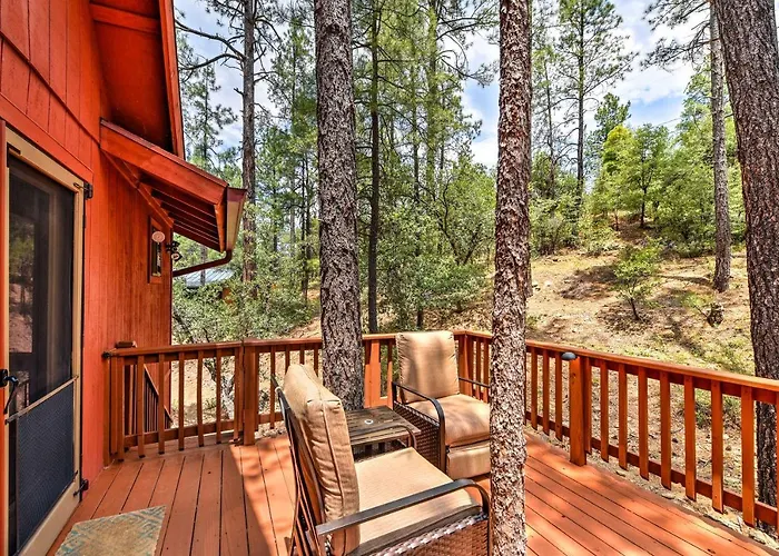 Relax Fireside! Peaceful Forest Haven In * Prescott